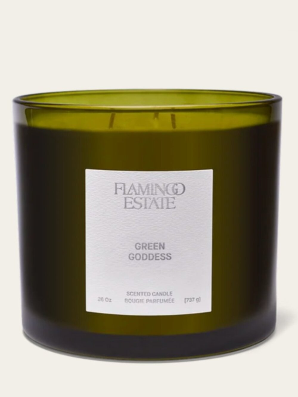 FLAMINGO ESTATE Green Goddess XL Candle - 26oz. w/gift box NIB